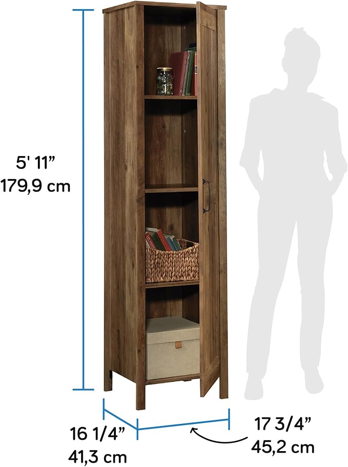 Sauder Miscellaneous Storage Cabinet, Rural Pine Finish