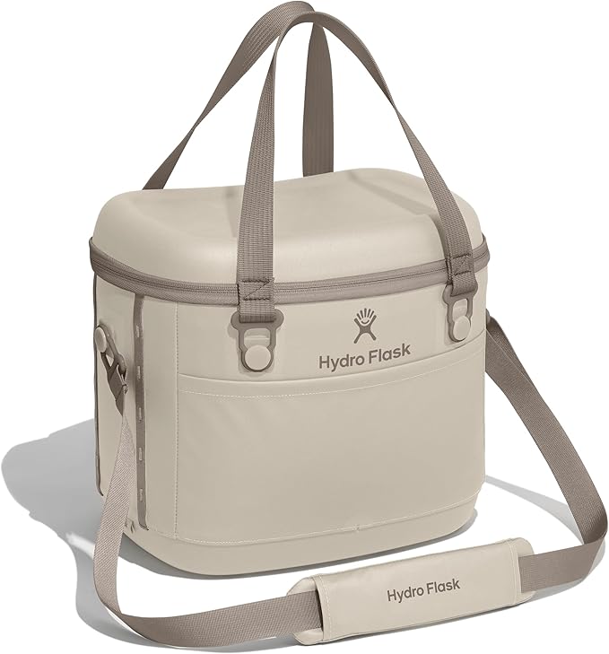 Hydro Flask Carryout Cooler - Insulated Portable Soft Cooler - 15 L Capacity in Oat
