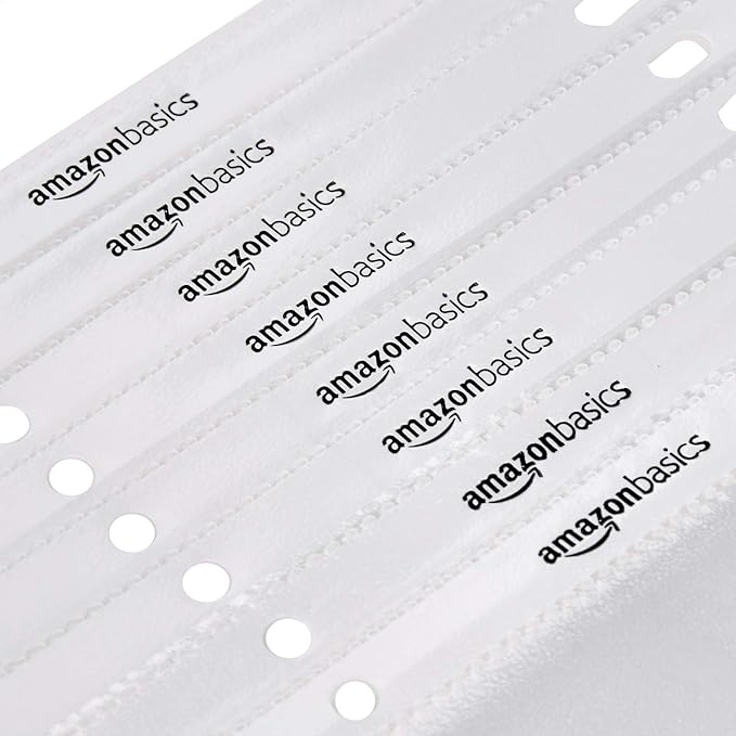 Amazon Basics Sheet Protector - Non-Glare, 8.5 x 11 in, Clear, 2000 Count (Pack of 1)