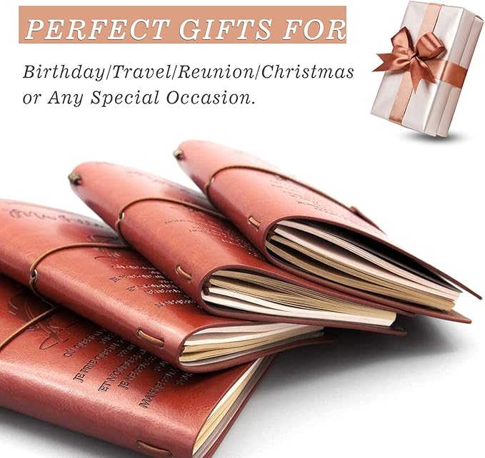 PRSTENLY Graduation Gifts Leather Journal, Graduation Gifts for Her Him 140 Page Refillable Journal, 2025 High School College Masters Degree Phd Nurse Graduation Gift Ideas for Women Men