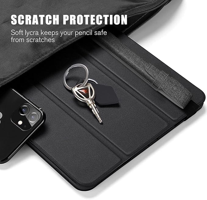 Fintie Pencil Holder Compatible with Remarkable 2, Stylus Pouch PU Leather Pen Sleeve Portable Elastic Pencil Case Cover for Remarkable 2/BOOX/Scribe Stylus Pen