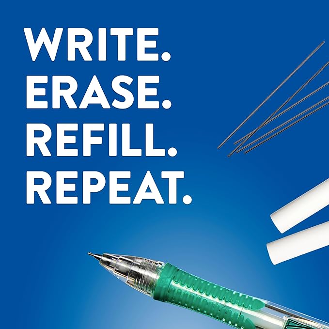 Paper Mate Clearpoint Mechanical Pencils 0.7 mm Lead Pencil Refillable Vibrant Colors Comfortable Grip 6 Pack
