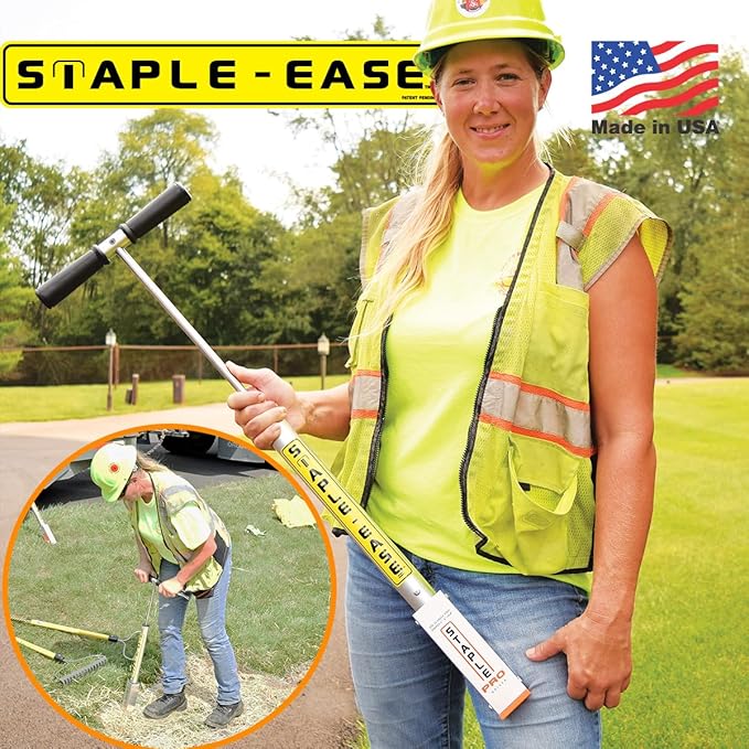 Replacement Attachment for Straw Blanket, Weed Barrier, Landscape Fabric, Turf, Sod, and TRMS (Standard Attachment)
