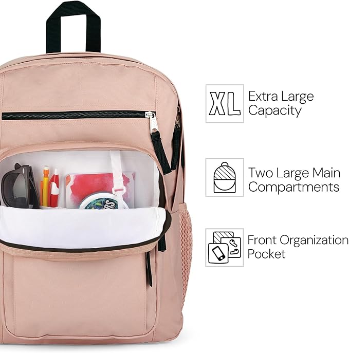 JanSport Laptop Backpack - Computer Bag with 2 Compartments, Ergonomic Shoulder Straps, 15” Laptop Sleeve, Haul Handle - Event Horizon