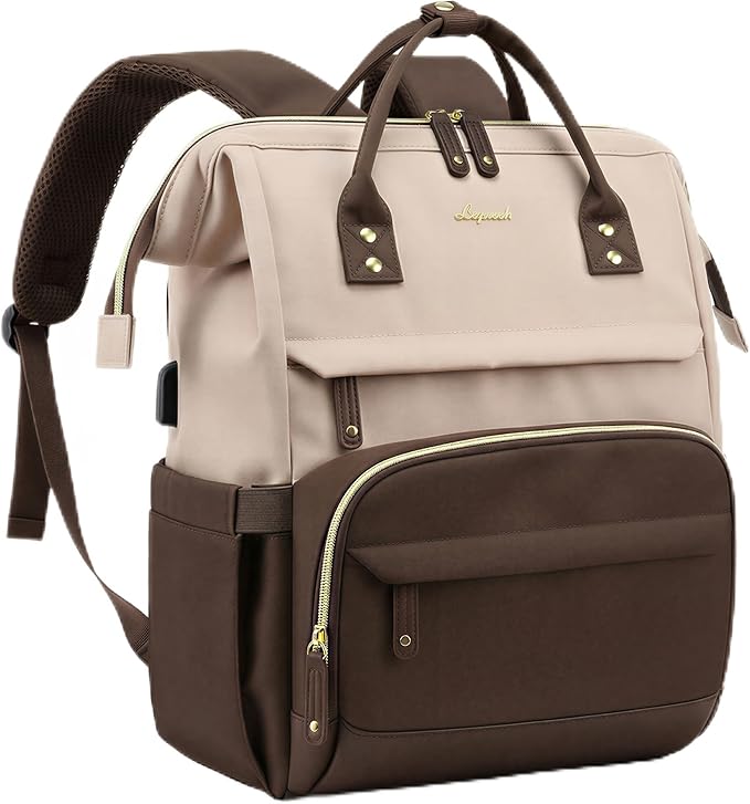 LOVEVOOK Laptop Backpack for Women, 15.6 Inch Work Business Backpacks Purse With Large Capacity
