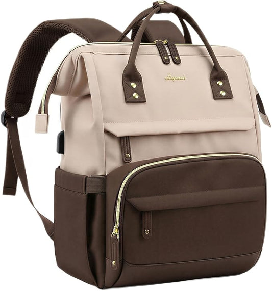 LOVEVOOK Laptop Backpack for Women, 15.6 Inch Work Business Backpacks Purse With Large Capacity