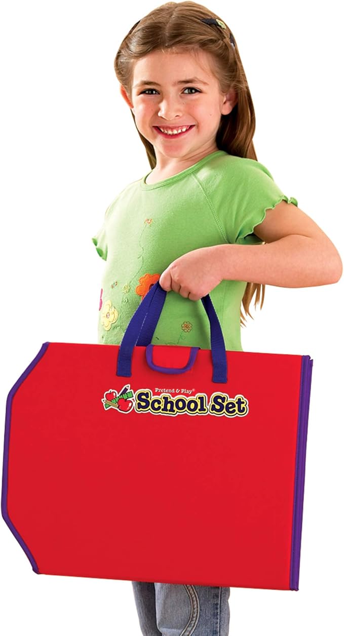 Learning Resources Pretend & Play School Set, Pretend Teacher Play School Set, 149 Pieces, Ages 3+ - Standard Packaging