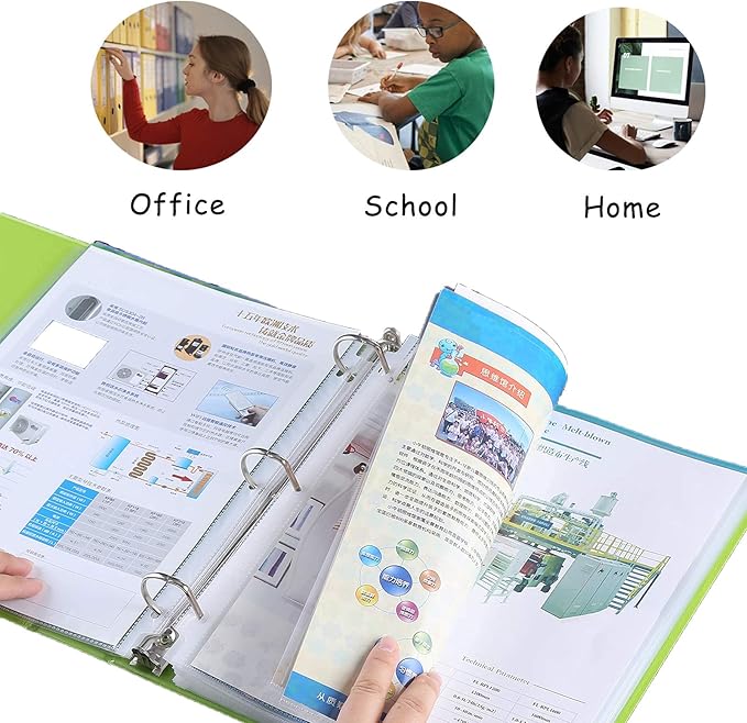 Seashell 300 Pack Economy Sheet Protectors 8.5 x 11, Clear Page Protectors Fit 3 Ring Binder, Acid Free, Letter Size, Top Loading, Plastic Sleeves for Binders, Business and School Organizers