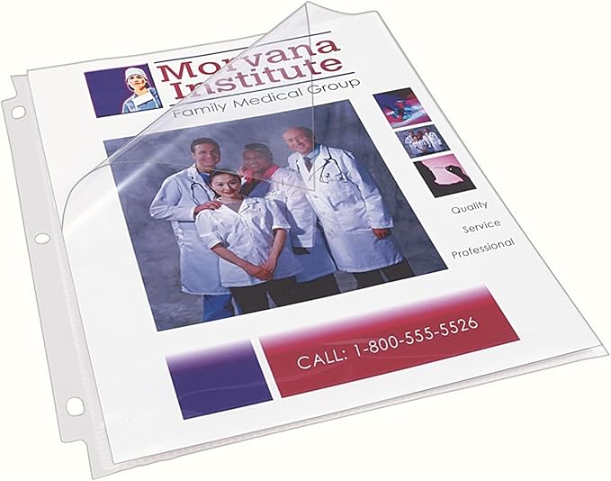 Avery Diamond Clear Super Heavyweight Sheet Protectors, Easy Load, 50 Document Protectors (74130)