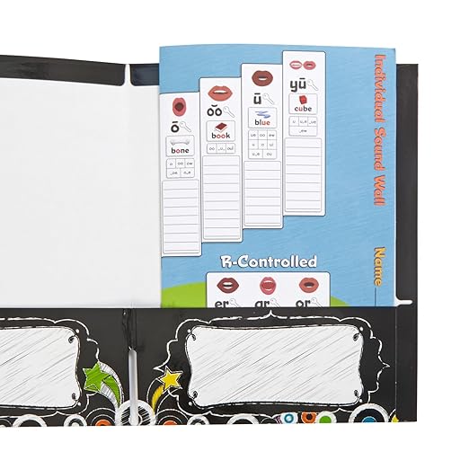 Really Good Phonics Individual Sound Wall Folders - Set of 24 - Learning Supplies, Homeschool & Classroom Must Haves