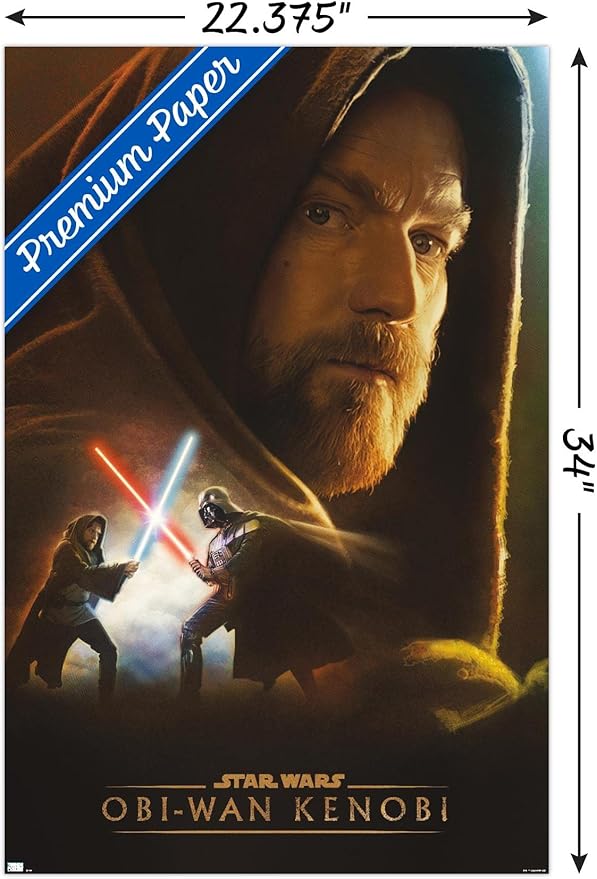 Trends International Star Wars: Obi-Wan Kenobi - Obi-Wan Collage Wall Poster, 22.375" x 34", Premium Unframed Version