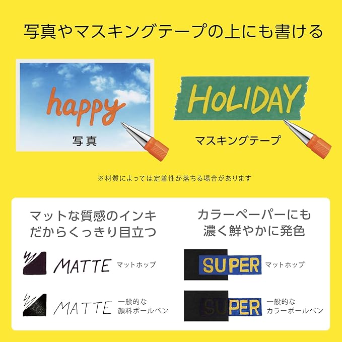 Pentel Ballpoint Pen Color Matte Hop Dream 7 Colors K110-V7STC
