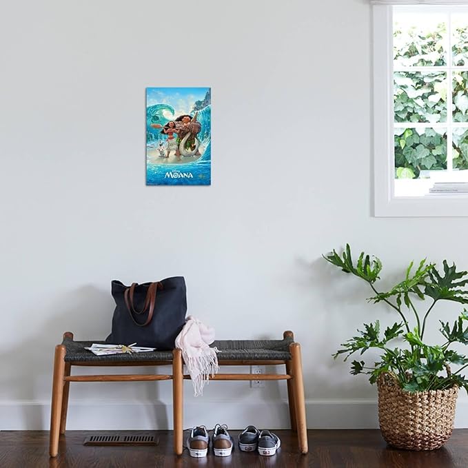 Disney Moana - Ocean Floor Wall Poster, 19L" x 13W", Premium Unframed Version