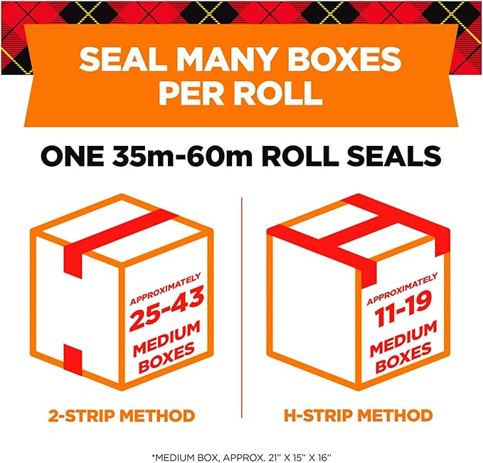 Moving & Storage Tape, 1.88" x 54.6 yards, 3" Core, Clear, 6 Rolls/Pack