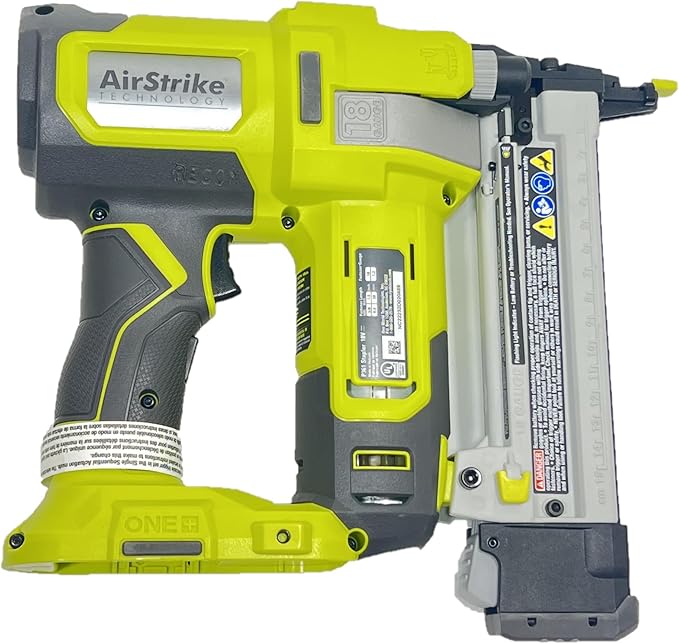 RYOBI ONE+ 18-Gauge Cordless AirStrike Narrow Crown Stapler P361 Green