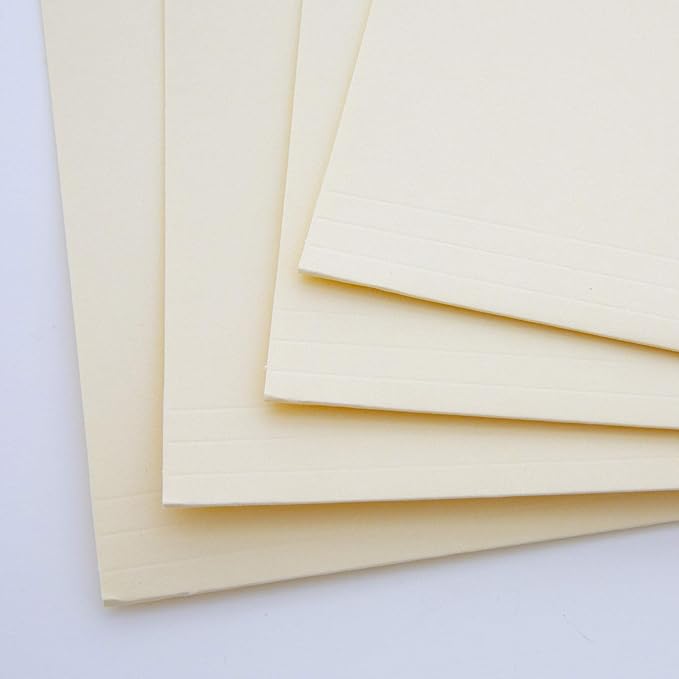 BAZIC Products Manila File Folders, 1/3-Cut Letter Size with Left, Right, and Center Tab Positions, Ideal for Organizing and Filing Documents, 12/Pack, 4-Pack