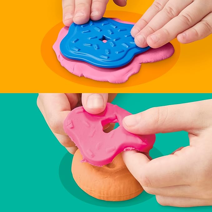 Play-Doh Donut Drop Shop Playset, Play Food Toy, Kids Arts & Crafts, 3+ Years