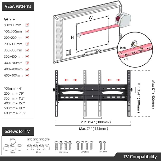 Yaheetech Mobile TV Stand, Adjustable Rolling Television Cart w/Locking Wheels for30-60 LCD LED Plasma Flat Panel Screen up to 110LB, Portable Cart Stand w/Flexible Laptop Shelf, Max. VESA 600x400