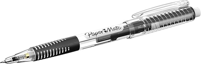 Paper Mate Clearpoint Mechanical_Pencils 0.5mm, Break Resistant HB #2 Lead, School_Supplies, Art_Supplies,Drawing_Supplies,Sketching_Pencils, 2 Pencils, Black, 1 Lead Refill Set, 2 Erasers (Pack of 2)
