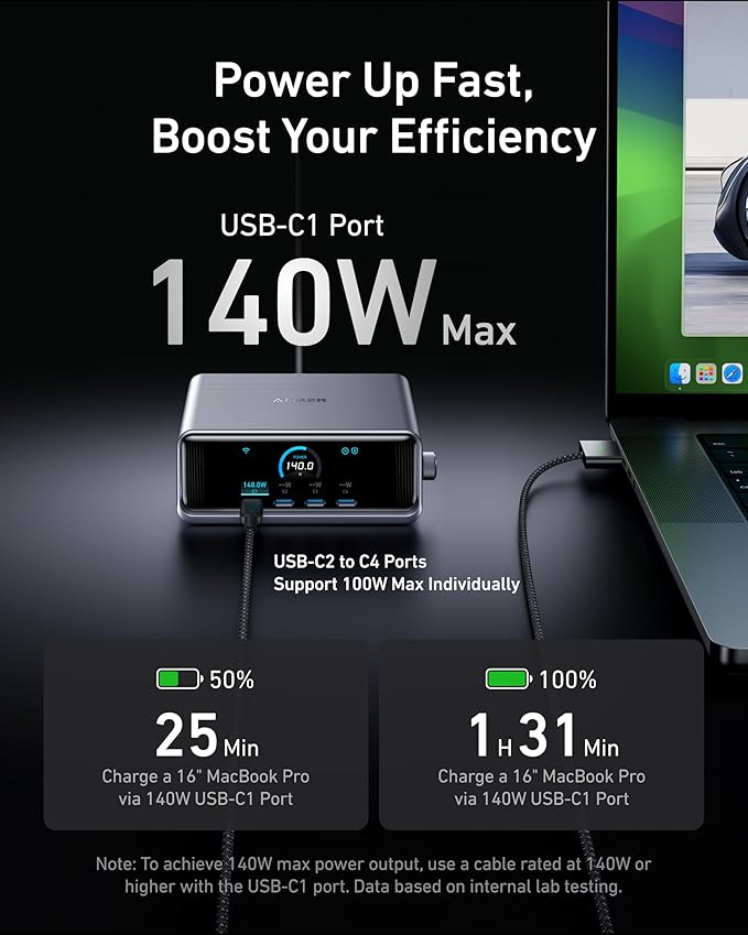 Anker Prime 250W GaN Charger & Mobile Charging Battery PD (Bundle)