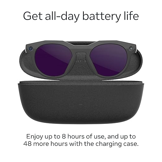 Oakley Meta HSTN, Black | Smart AI Glasses for Men, Women — Performance for Sports, Athletes — Camera, Audio, Video — 8 Hour Battery — 3K HD Resolution — Amethyst Transitions® Lenses