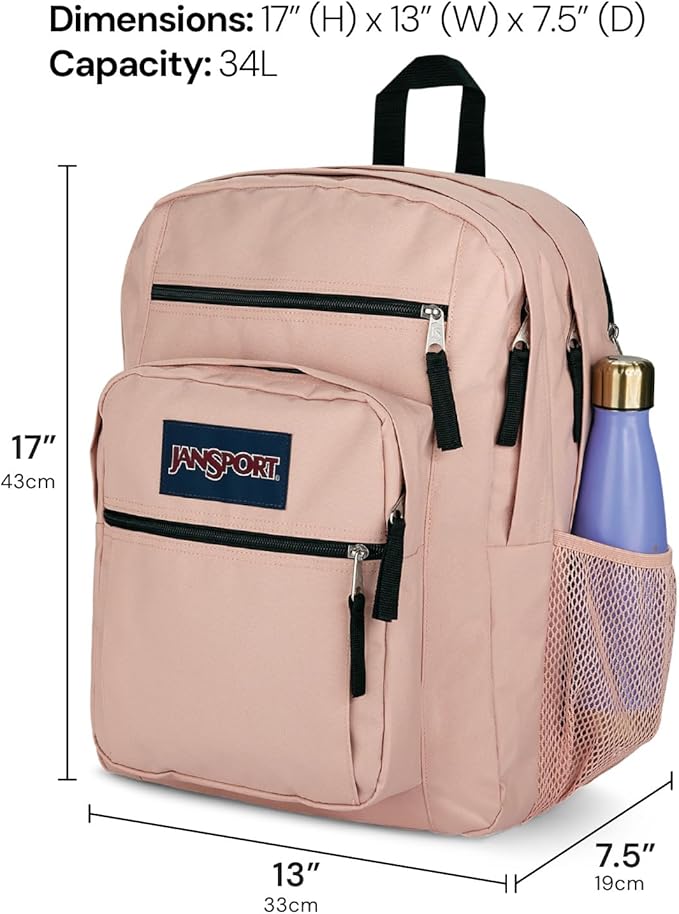 JanSport Laptop Backpack - Computer Bag with 2 Compartments, Ergonomic Shoulder Straps, 15” Laptop Sleeve, Haul Handle - Fluttering Fields