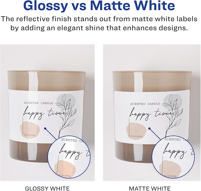 Avery Address Labels, Sure Feed and Easy Peel Technology, Glossy White Labels, 1" x 2-5/8", Permanent Adhesive, Laser/Inkjet, 300 Total (6525)