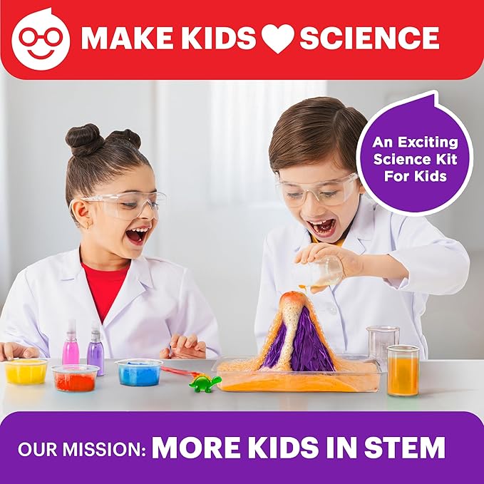 Doctor Jupiter My First Science Kit for Kids Ages 4-5-6-7-8 | Easter, Birthday Gift Ideas for 4+ Year Old Boys & Girls | Toy Stem Kit with 50+ Experiments | Learning & Educational Projects