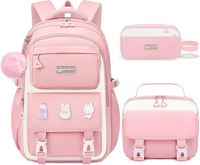 Kids Backpacks for Girls - Cute Girls Backpack for Elementary, Middle and High School Students - 18" School Bookbag