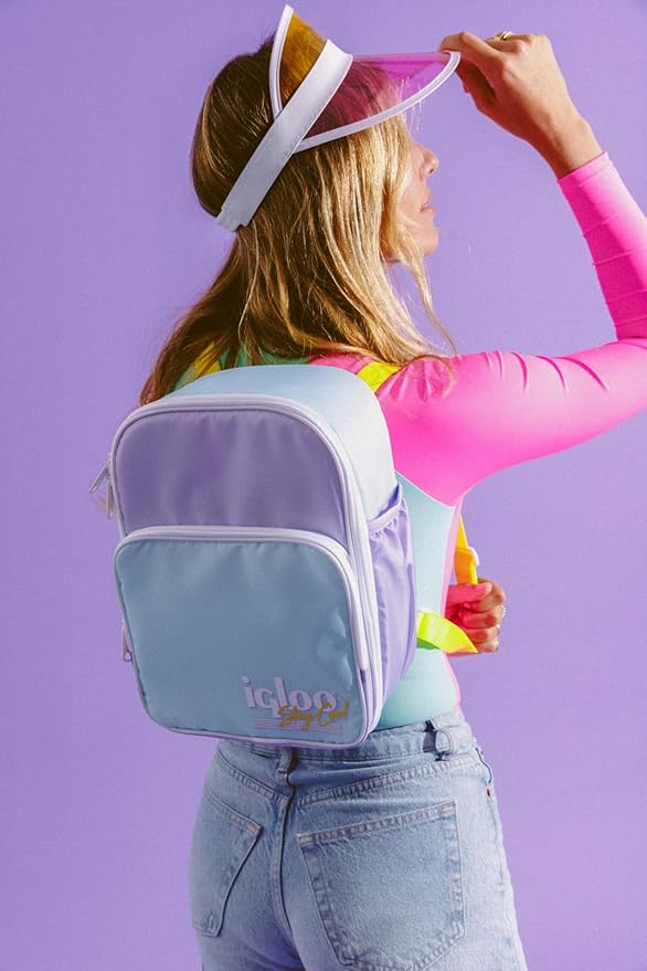 Igloo Lilac Breeze CONVERTIBLE RETRO BACKPACK
