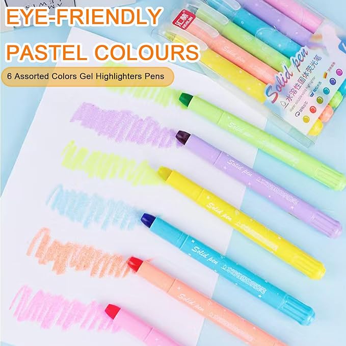 23 Pcs Aesthetic Highlighter and Erasable Pen Set, including 6 Bible Highlighters, 8 Erasable Pens, 8 Refills and 1 Eraser,No Bleed, Perfect for Bible Study Journaling Planner Notes School Supplies