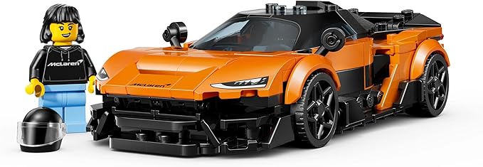 Lego 77257 Speed Champion McLaren W1 Toy Birthday Present Blocks for Boys and Girls Children 9 Years Old 10 Years Old 11 Years Old Elementary School Vehicles Car Mini Car Interior Stylish
