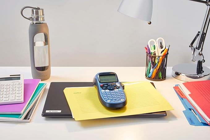 DYMO Label Maker LetraTag 100H Handheld Label Maker, Easy-to-Use, 13 Character LCD Screen, Great for Home & Office Organization, Monochrome Output