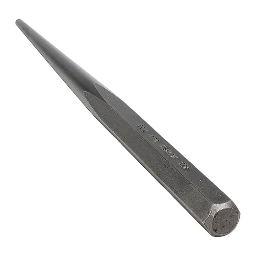 Mayhew Tools 72004 Line-Up Punch, 7/32" x 12", Blast Finish