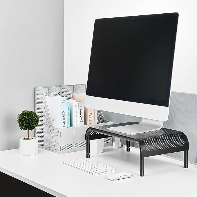 STAPLES Adjustable Steel Monitor Stand
