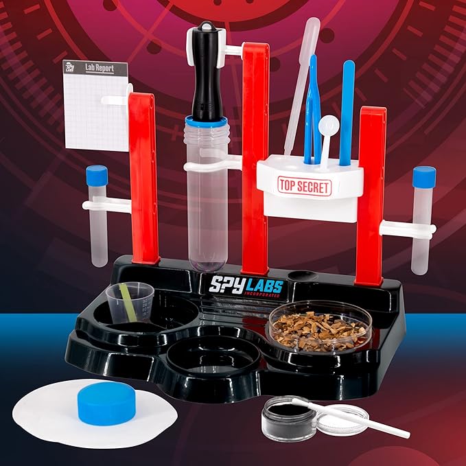 Spy Labs Inc: Forensic Investigation Kit by Thames & Kosmos | Includes Large Lab Setup to Collect & Analyze Evidence & Clues | Explore The Science of Detective Work | for Young Investigators