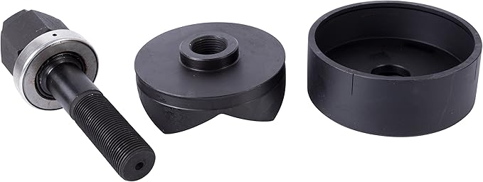 Gardner Bender KOM400 Slug-Out Mechanical Knockout Set, Contractor Punch, Die, Bearing & Drive Screw Set, Conduit Pipe Size Cutting Diameter, 4½" Hole Size, 10 AWG Mild Steel & 12 AWG Stainless Steel, 4"