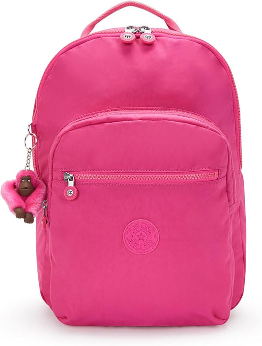 Kipling Women's Seoul 15" Laptop Backpack, Durable, Roomy with Padded Shoulder Straps, Built-In Protective Sleeve