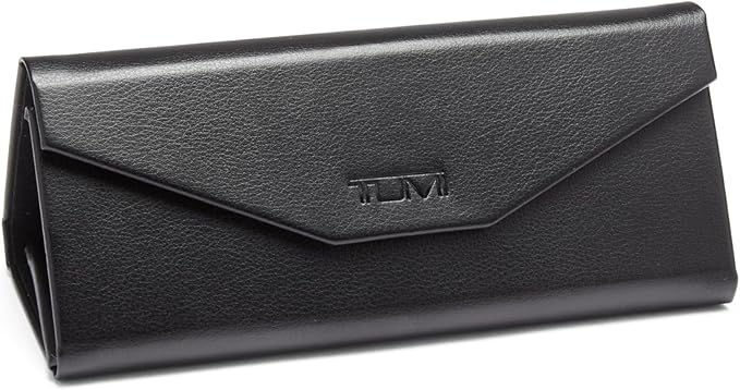 TUMI - VTU803 Unisex Reading Glasses - Blue Light Blocking Eyeglasses for Men & Women - Stylish Rectangle Shape Eyewear - +2.00-53mm - Crystal
