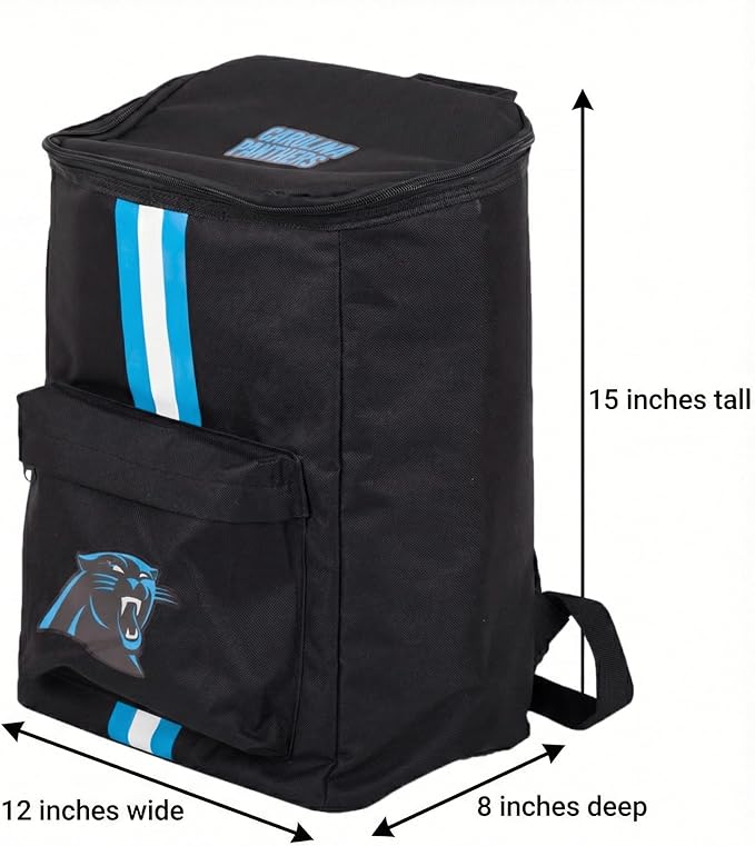 Cooler Backpack – Portable Soft Sided Ice Chest – Insulated Bag Holds 36 Cans - Football Gear – Show Your Team Spirit with Officially Licensed Fan Gear