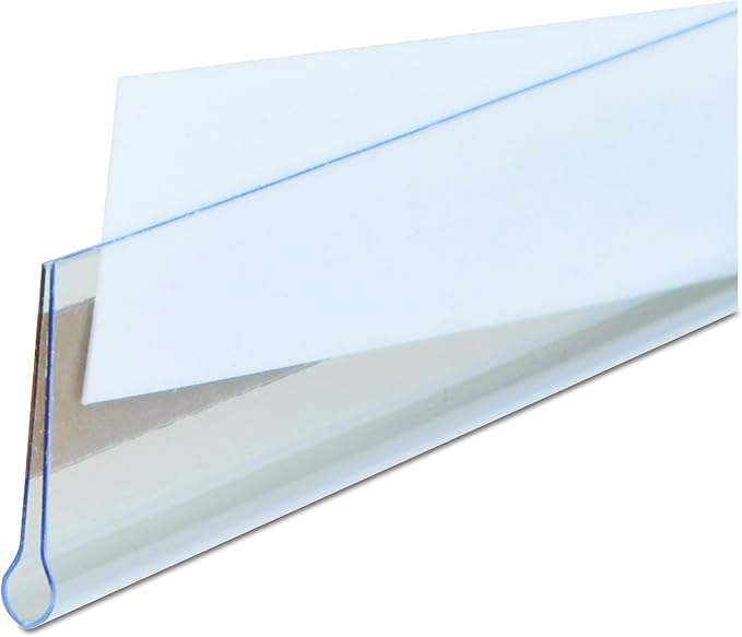 C-Line Self-Adhesive Label Holders, Top Load, 0.5 x 3, Clear, 50/Pack