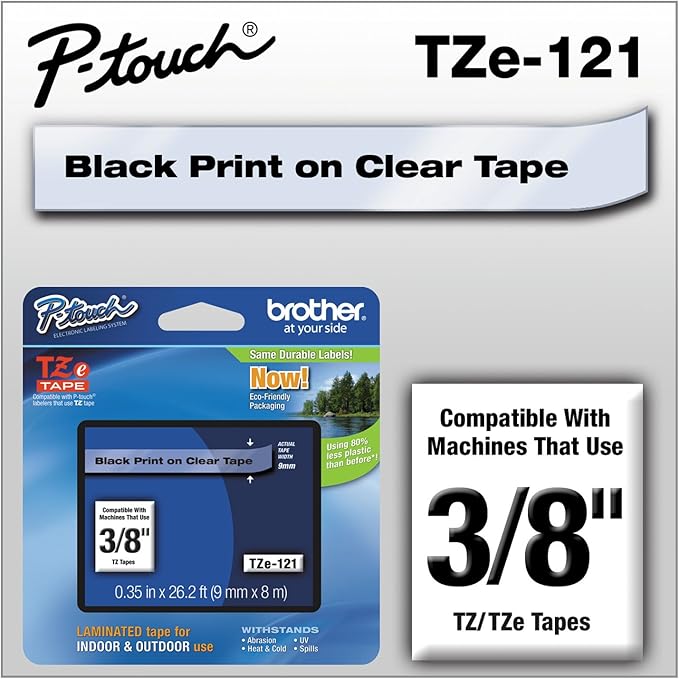 BRTTZE121 - Brother TZ Label Tape Cartridge