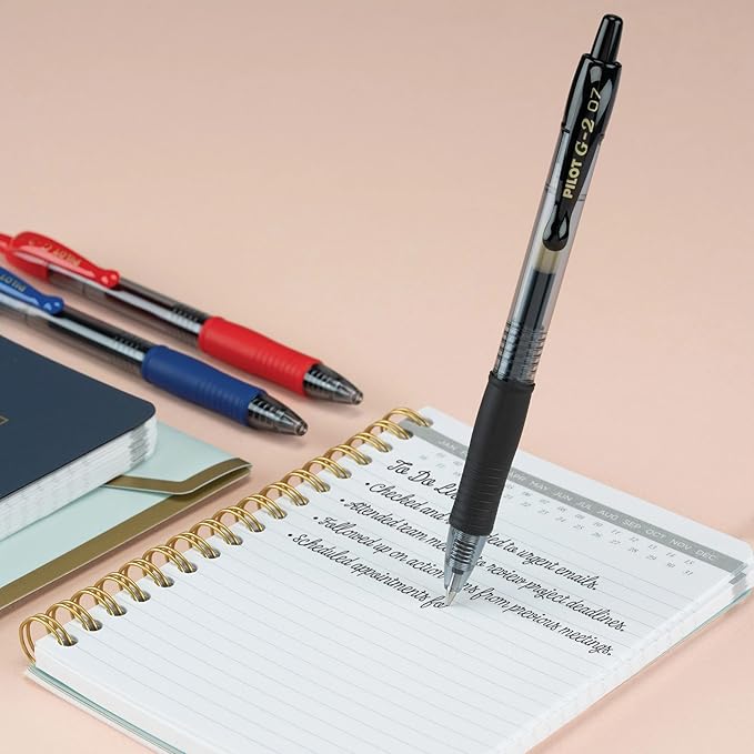 PILOT G2 Premium Gel Pens, Gel Roller Pens, Fine Point 0.7 mm Assorted Colors 8,(Pack of 2)