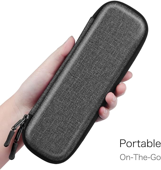 Fintie Holder Case for Apple Pencil Pro, Apple Pencil (USB-C / 1st / 2nd Generation), PU Leather Carrying Bag Sleeve Compatible with Pen, USB Cable, Samsung Stylus, Gray
