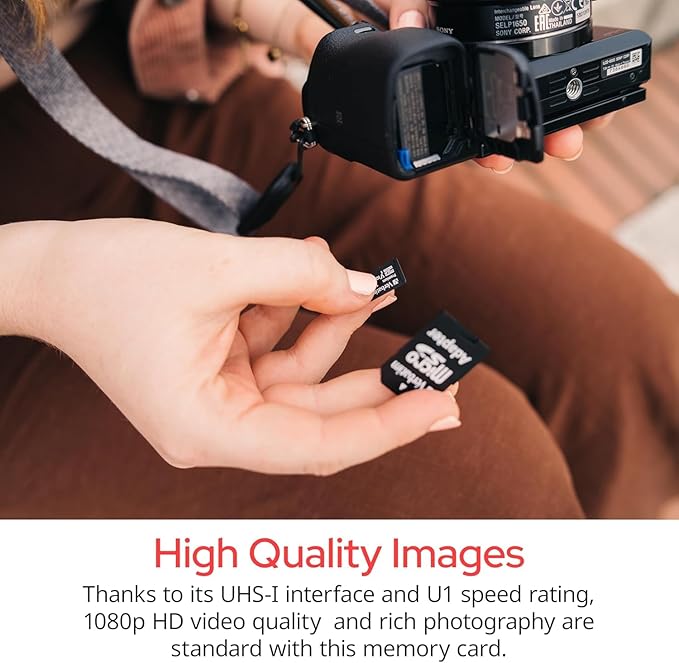 Verbatim 128GB Premium microSDXC Memory Card with Adapter UHS-I V10 Class 10 Supports Full HD (1080p) U1 Speed Rated Up to 90MB/s Read Speed