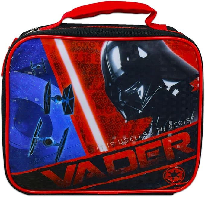Star Wars Kids Bundle - 15" Backpack, Lunch Bag, Stickers, Water Bottle