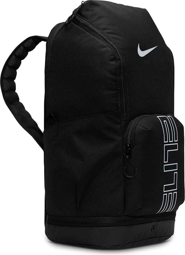 Nike, Unisex, Varsity Elite Backpack (32L), Black/Black/Metallic Silver, One Size