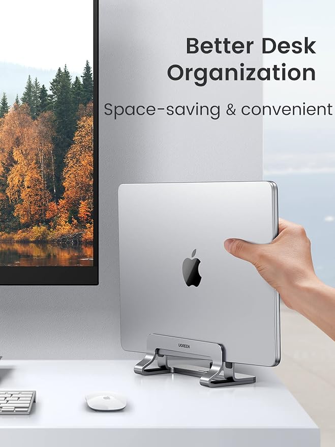 UGREEN Vertical Laptop Stand Bundle with Tablet Stand Holder