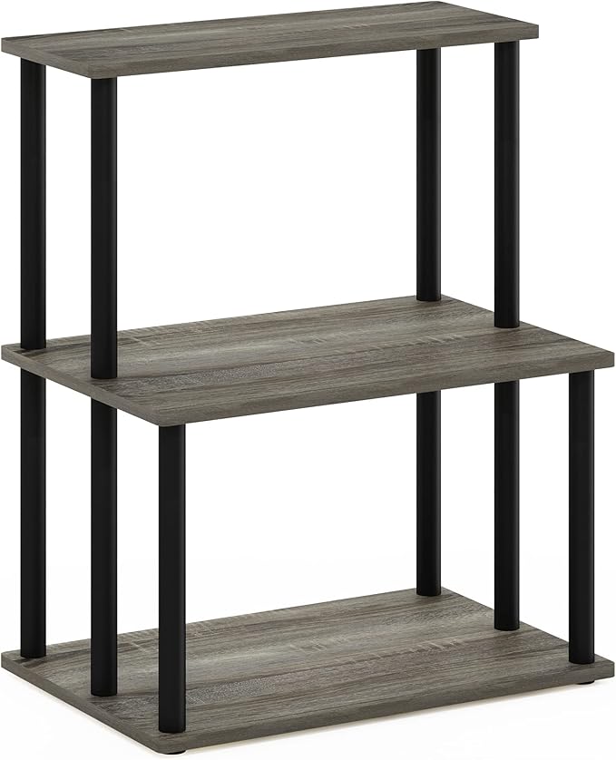 Furinno Turn-N-Tube 3-Tier Toolless Multipurpose Printer Stand Display Storage Shelf
