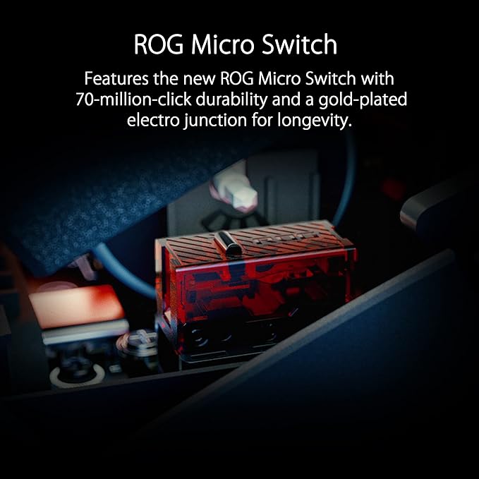 ASUS ROG Spatha X Wireless Gaming Mouse – MMO/MOBA Design, 12 Programmable Buttons, Right-Handed, 168g, Dual-Mode (Wired/2.4GHz), 19K DPI, up to 67Hr Battery, Magnetic Charging Dock, PC/Mac Support
